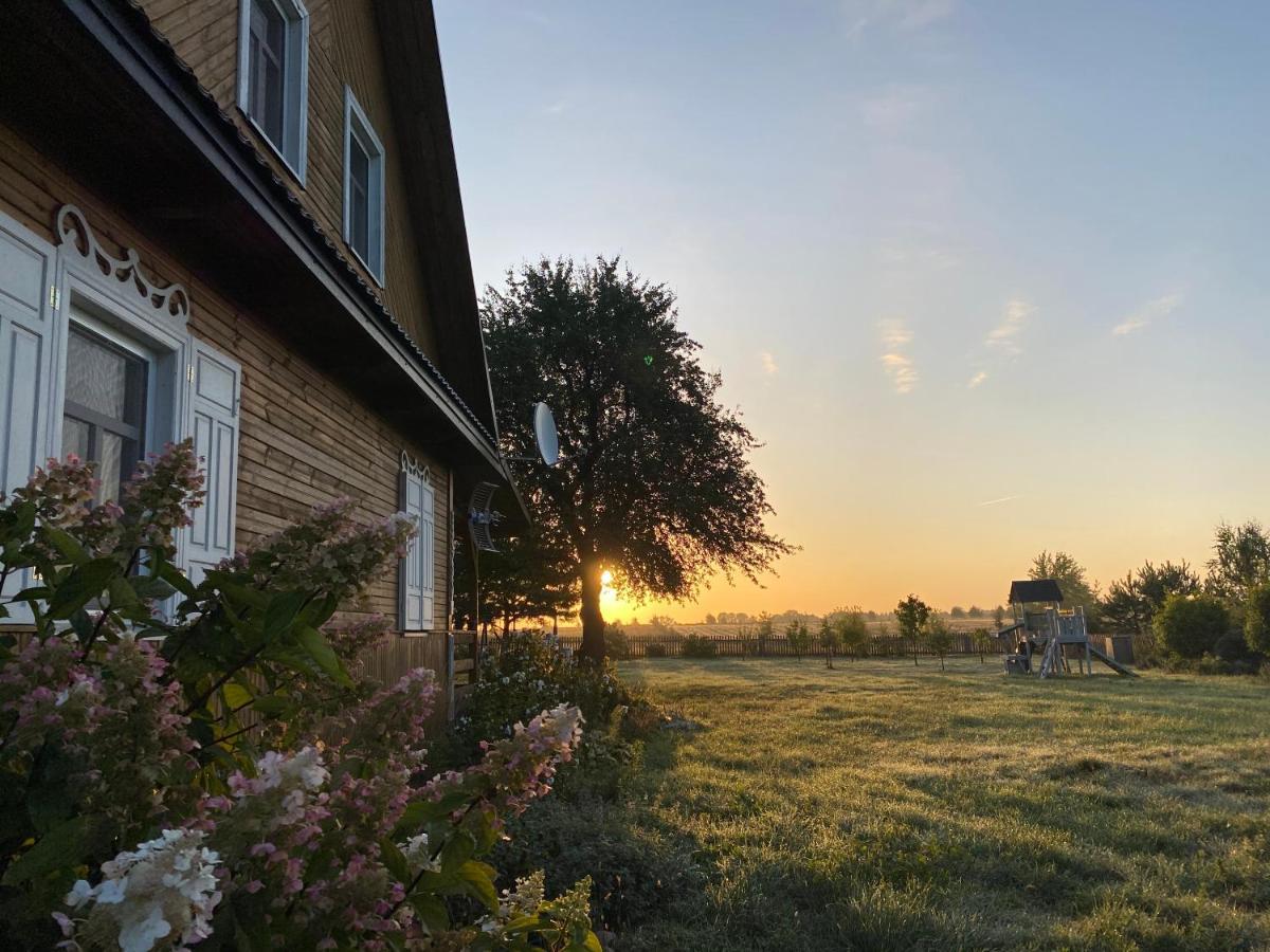 Wakacyjny Dom W Sakach Villa Kleszczele Bagian luar foto