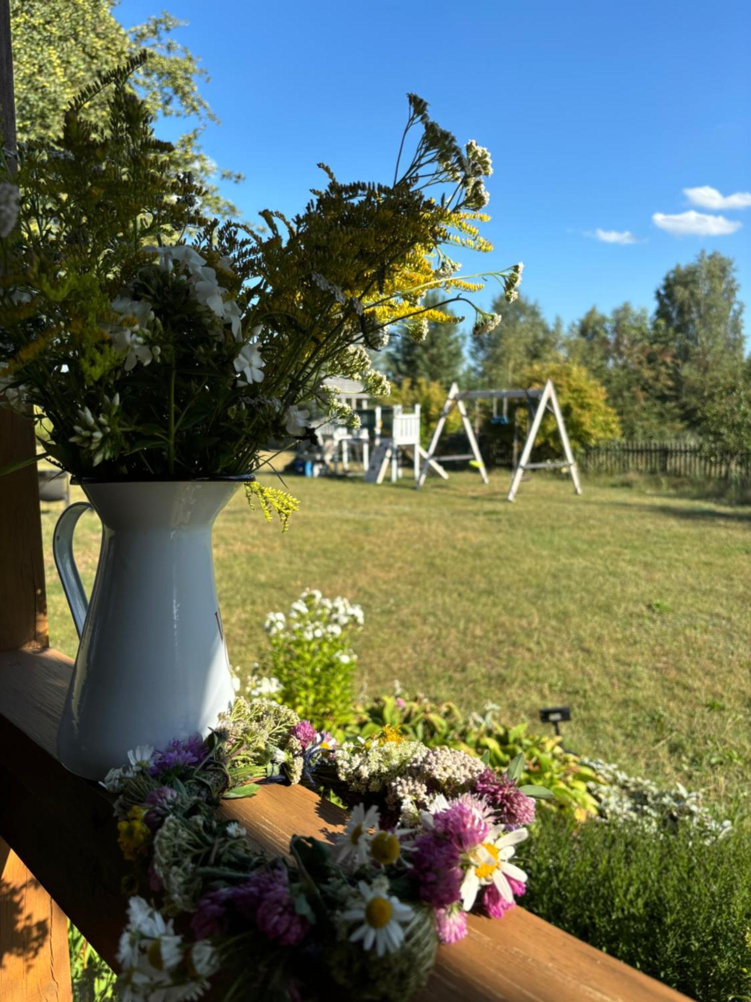 Wakacyjny Dom W Sakach Villa Kleszczele Bagian luar foto