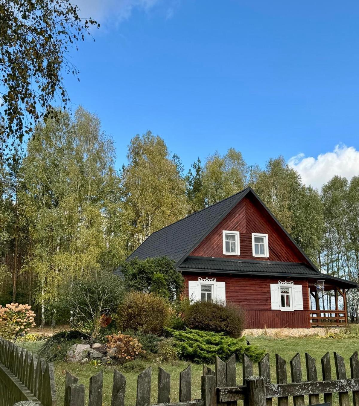 Wakacyjny Dom W Sakach Villa Kleszczele Bagian luar foto