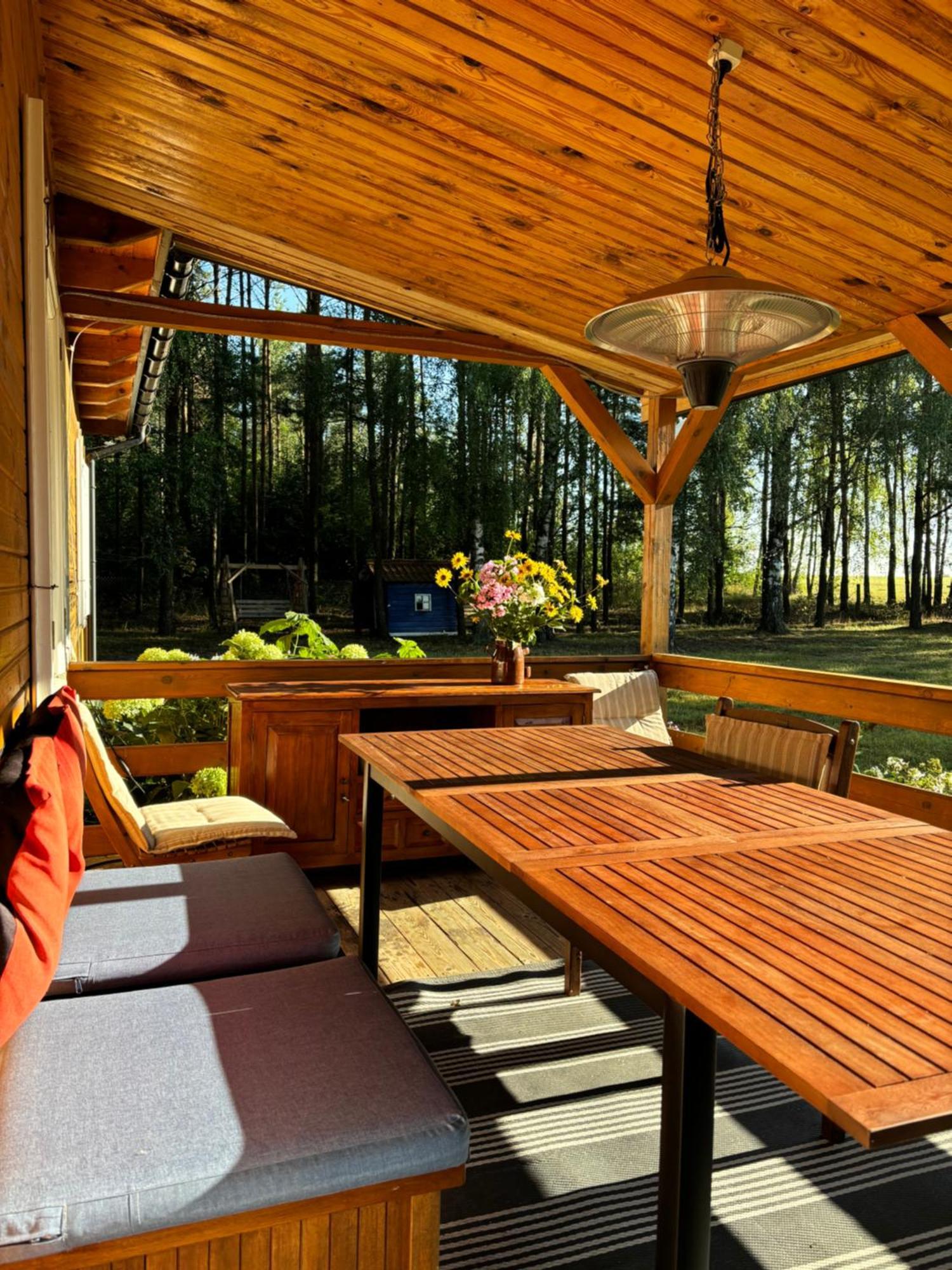 Wakacyjny Dom W Sakach Villa Kleszczele Bagian luar foto